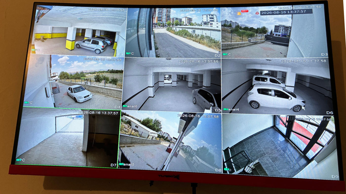 Kardelen Sitesi Güvenlik Kamerası (CCTV) Sistemi Kurulumu